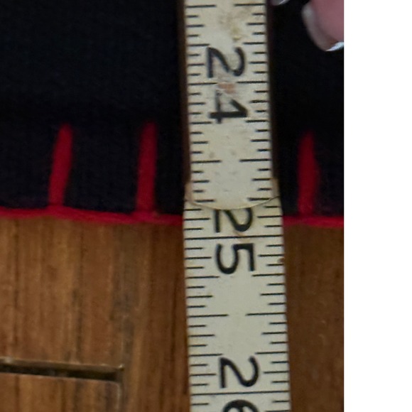 Coldwater Creek Cardinal Embroidered Sweater Women's Large Black Ramie Cotton - Picture 4 of 12